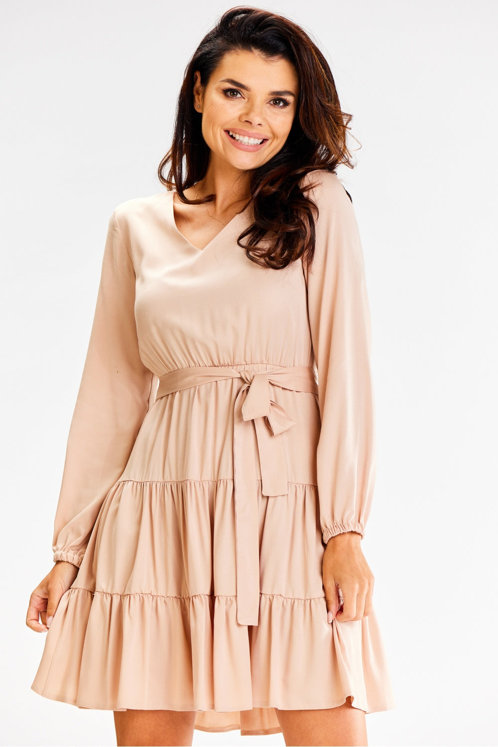 Ruffled dress from Awama