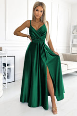 Knit evening dress