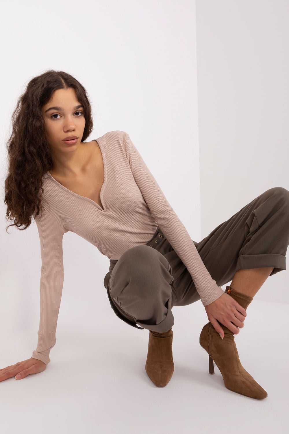 Ribbed blouse