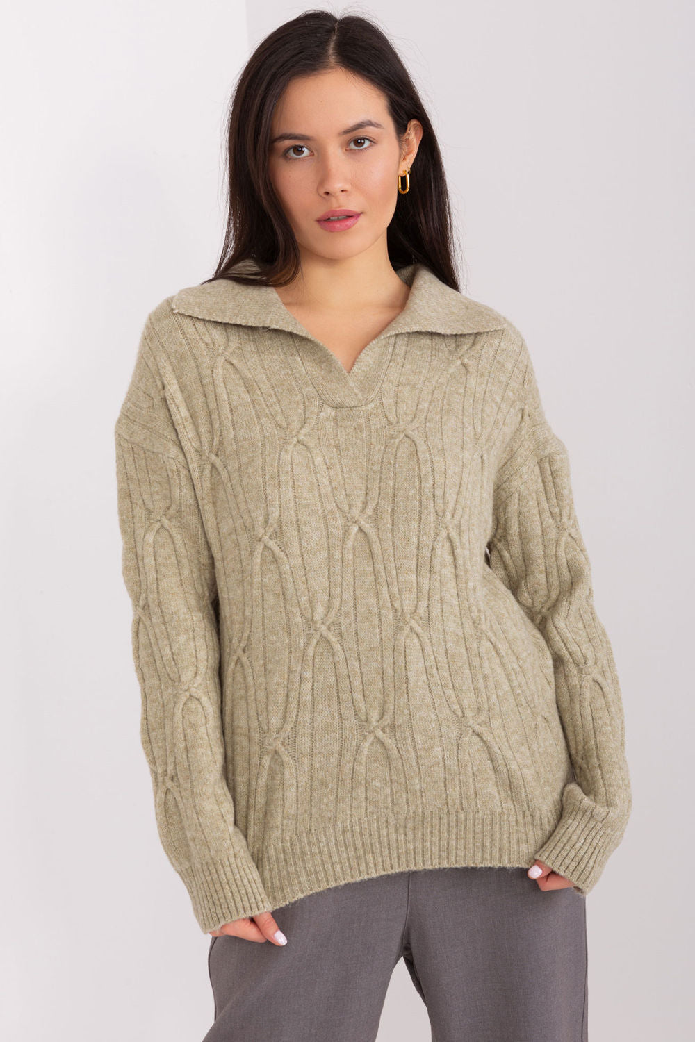 Variegated jumper