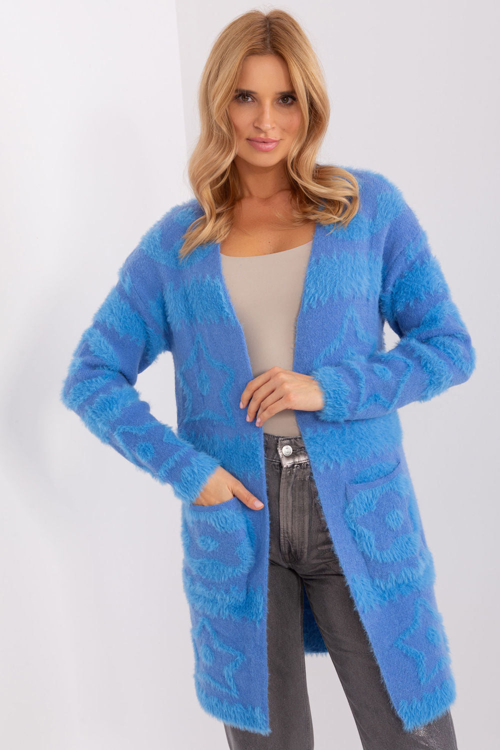 Textured cardigan