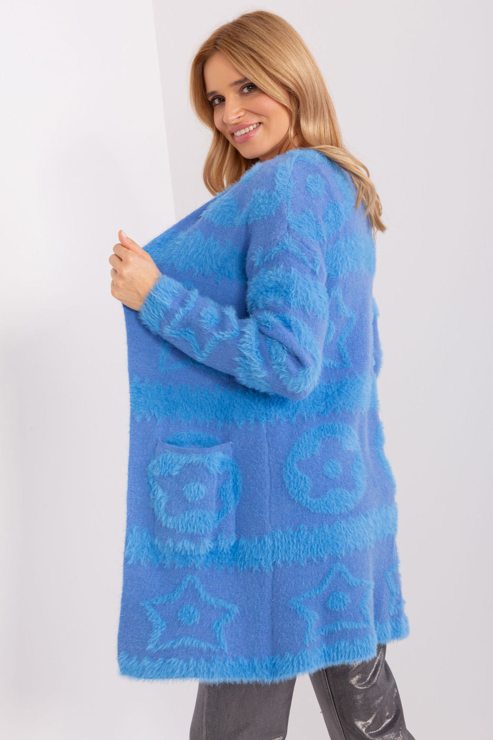 Textured cardigan