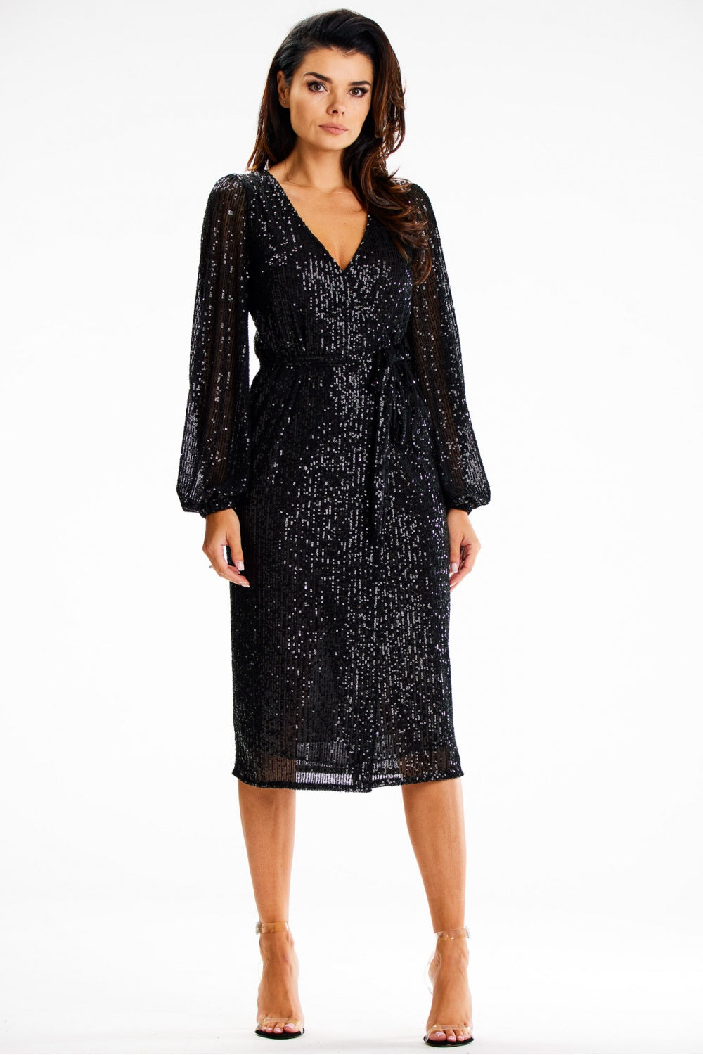 Sequin evening dress