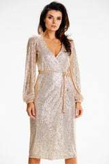 Sequin evening dress