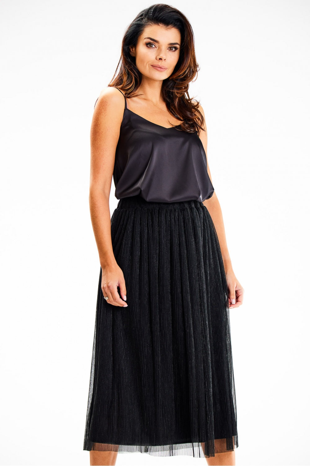 Satin skirt