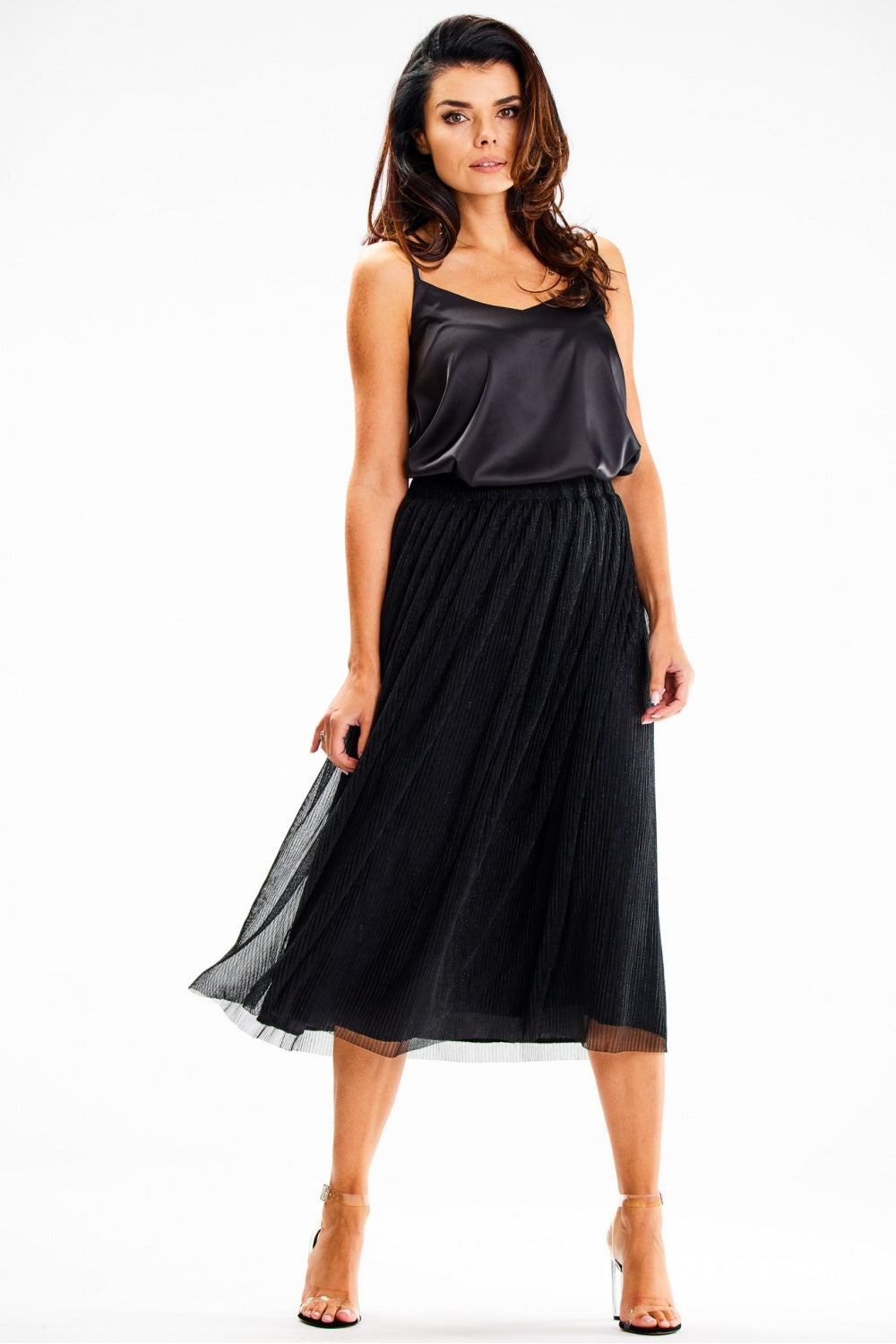 Satin skirt