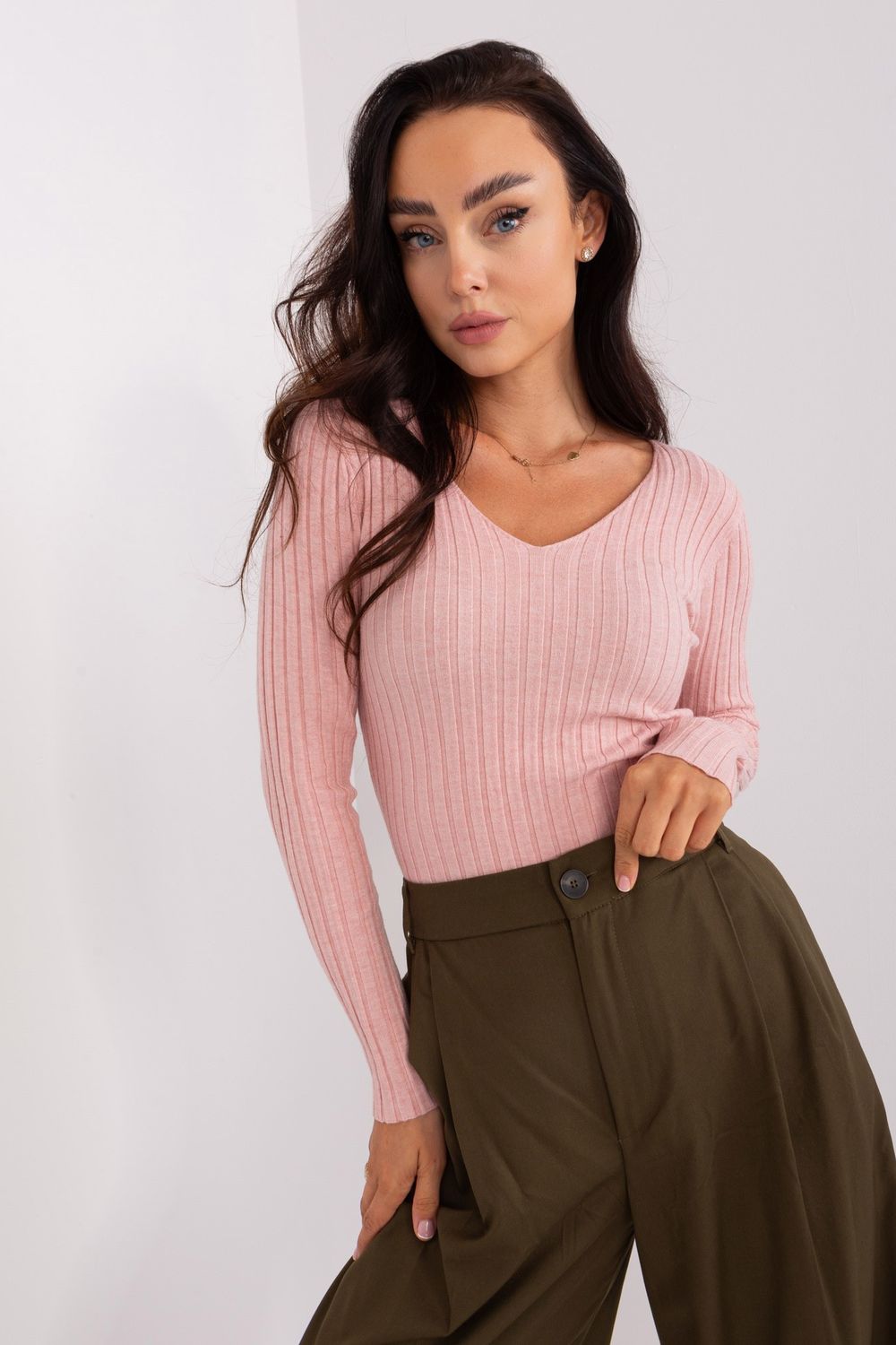 Ribbed jumper