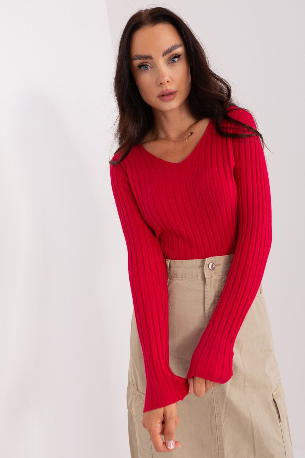 Ribbed jumper