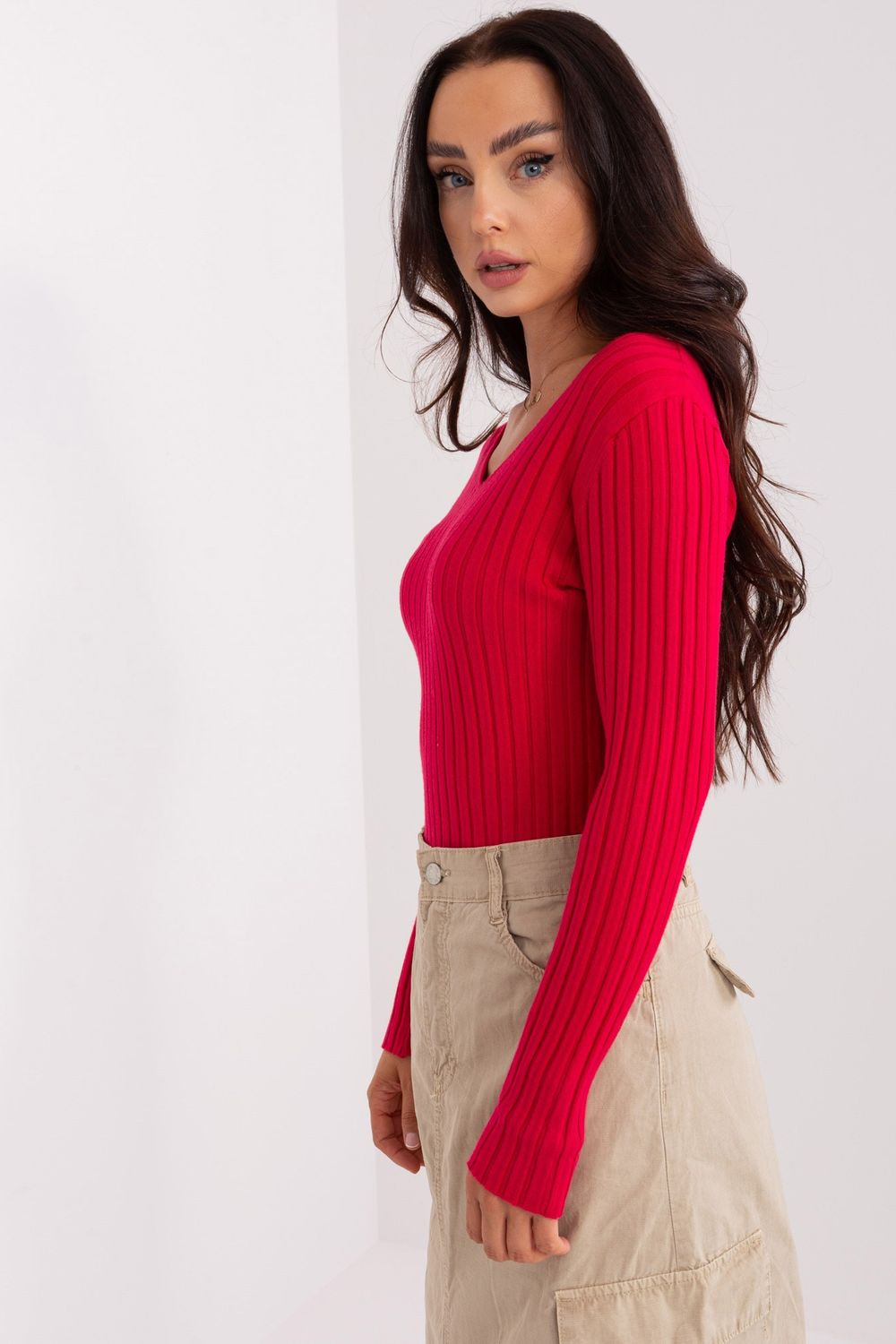 Ribbed jumper