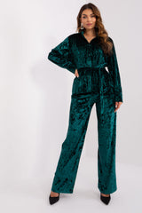 Velour trousers