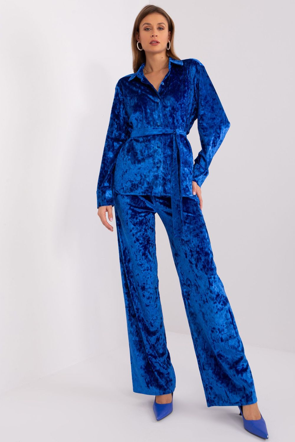Velour trousers