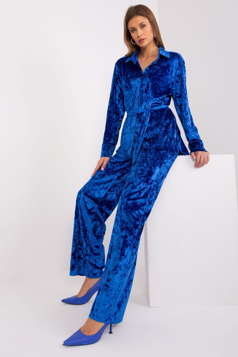 Velour trousers