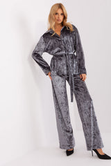 Velour trousers