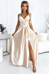 Knit evening dress