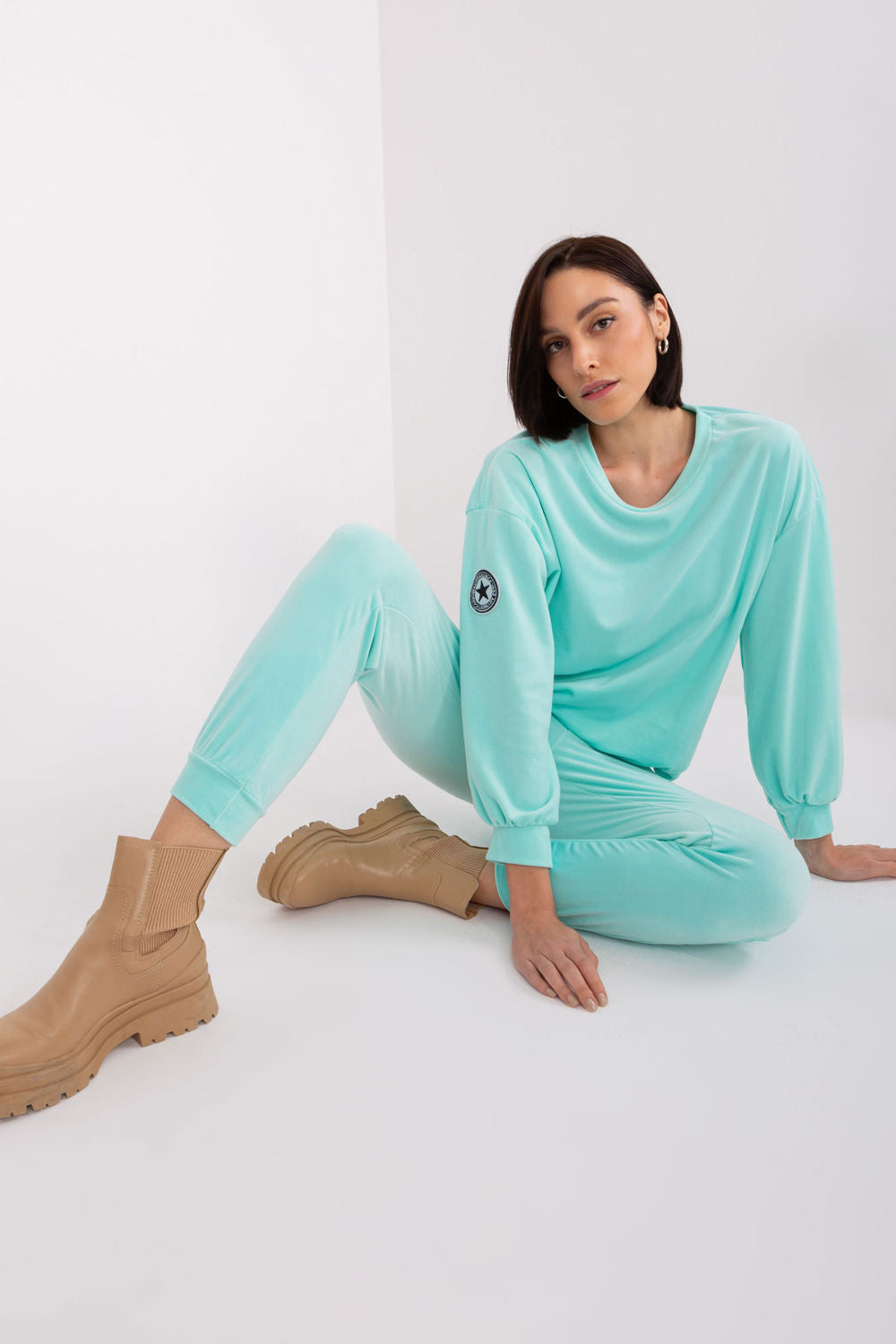 Knit trousers