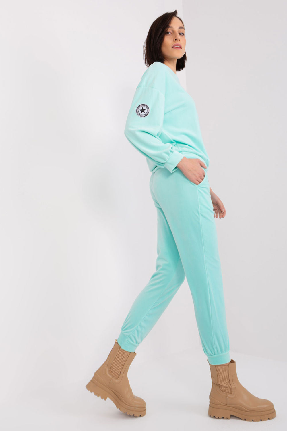 Knit trousers