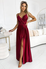 Knit evening dress
