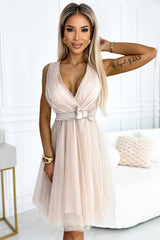 Satin cocktail dress