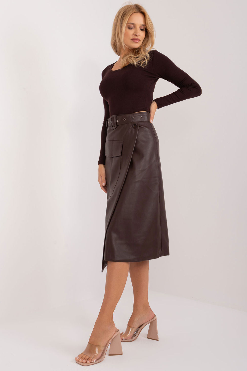 Leather skirt