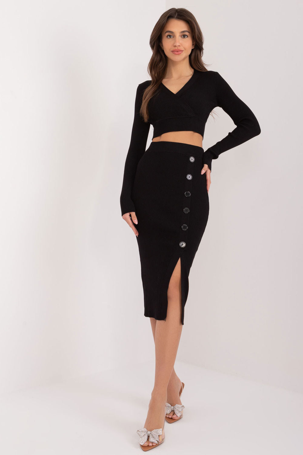 Ribbed skirt