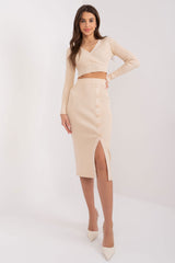 Ribbed skirt