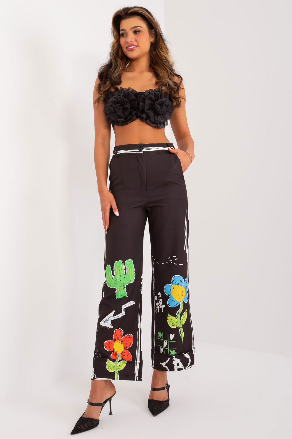 Polyester trousers
