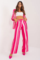 Striped trousers