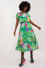 Pleated cocktail dress