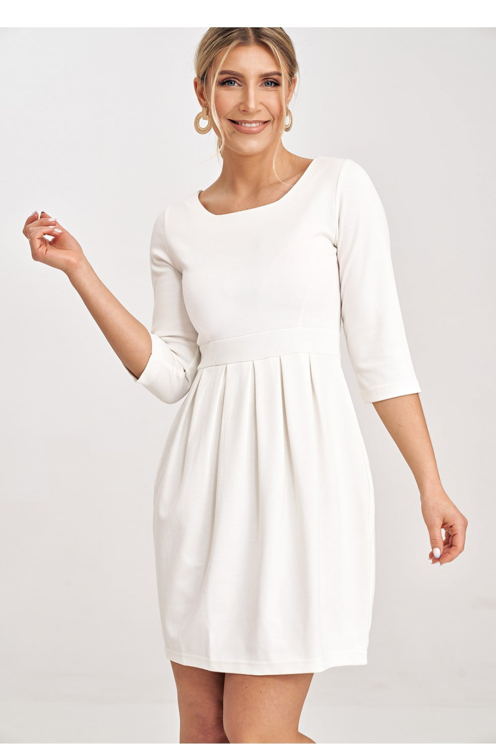 Creased dress