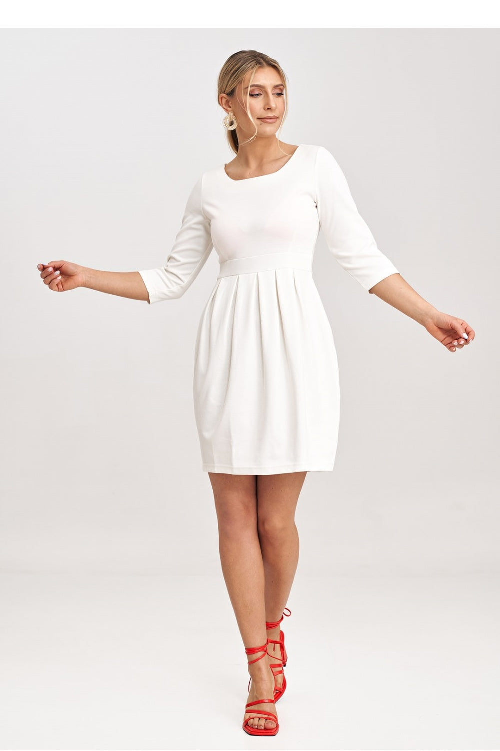 Creased dress