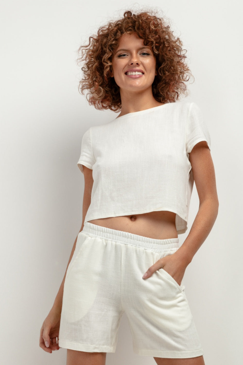 Linen shorts