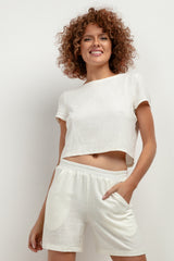 Linen shorts