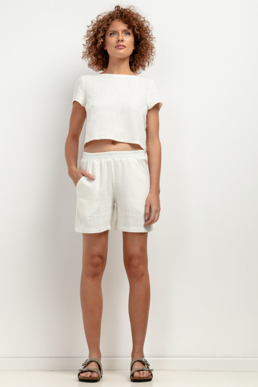 Linen shorts