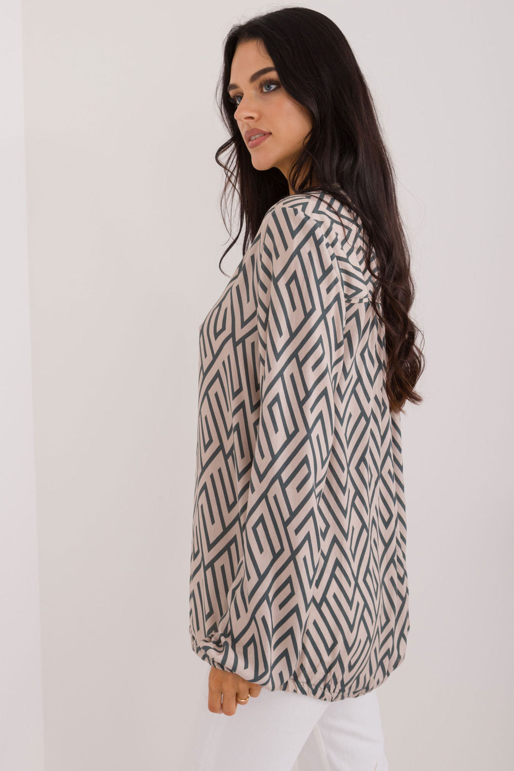 Geometric blouse