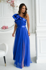 Satin evening dress