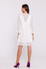 Lace evening dress