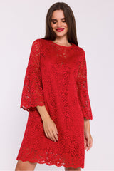 Lace evening dress