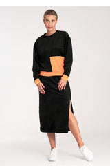 Velour skirt