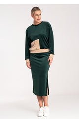 Velour skirt