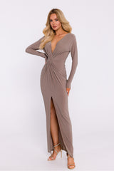 Knit evening dress