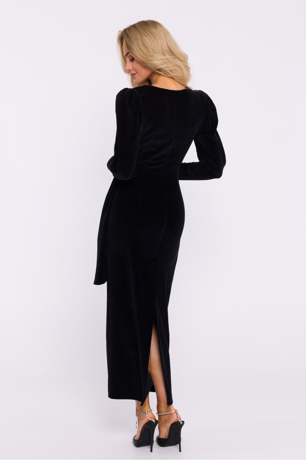 Knit evening dress