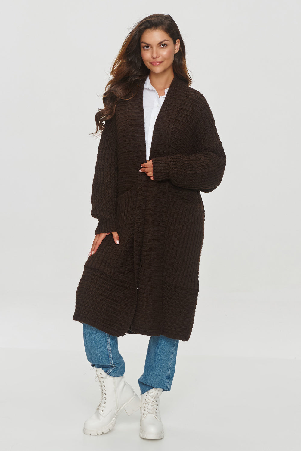 Ribbed cardigan