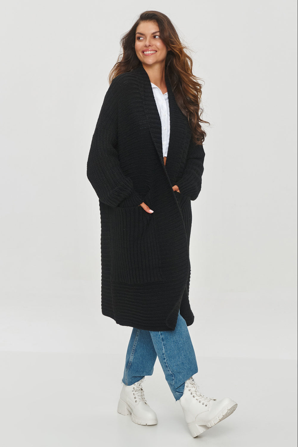 Ribbed cardigan