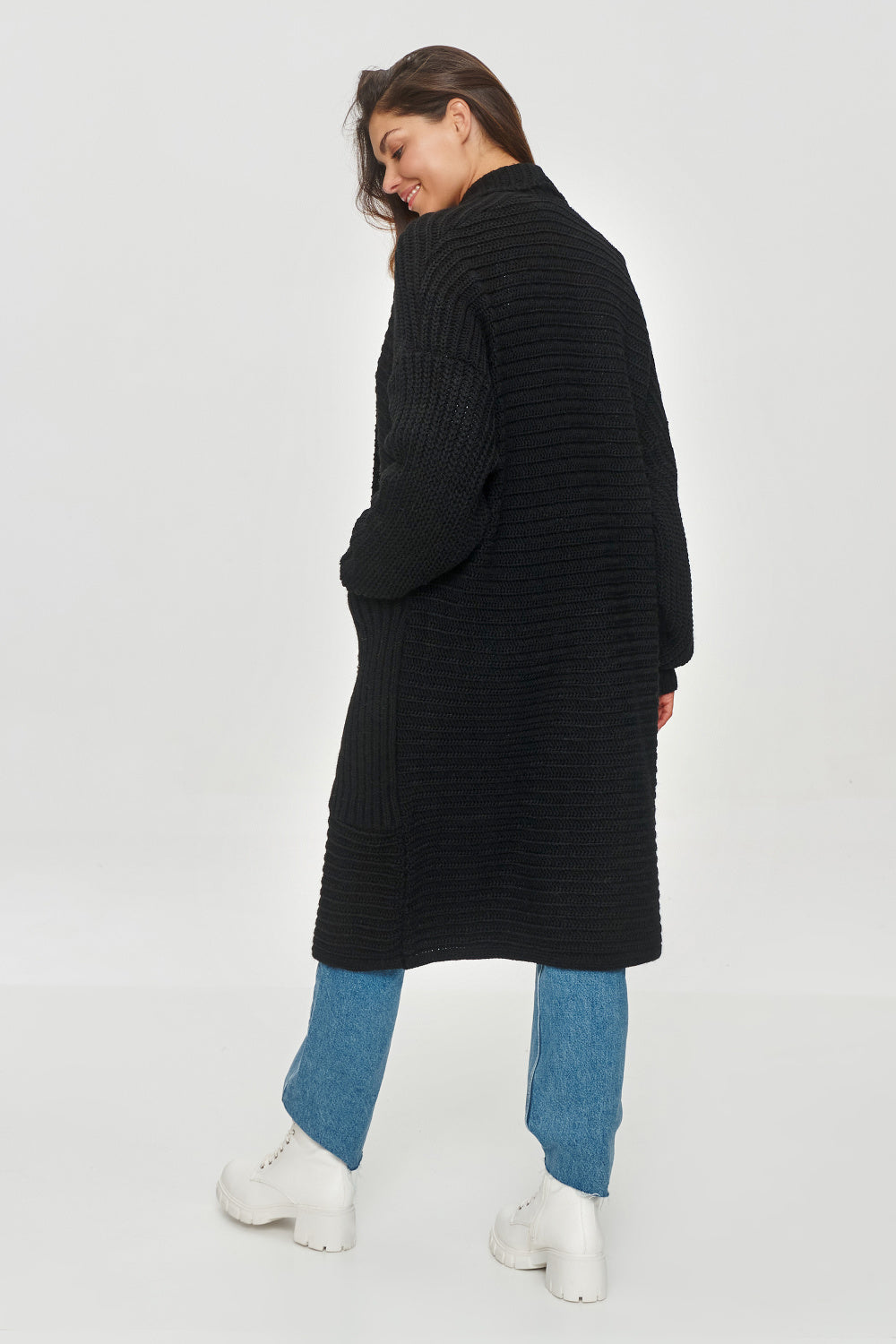 Ribbed cardigan