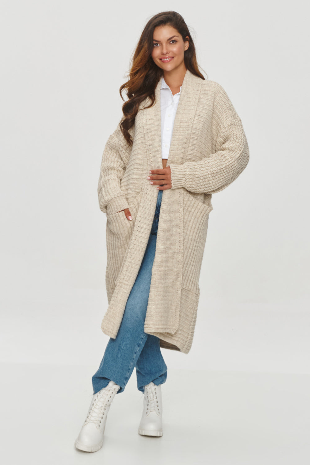 Ribbed cardigan