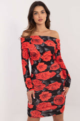 Floral evening dress