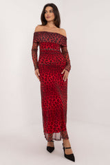 Midi evening dress