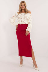Ribbed skirt