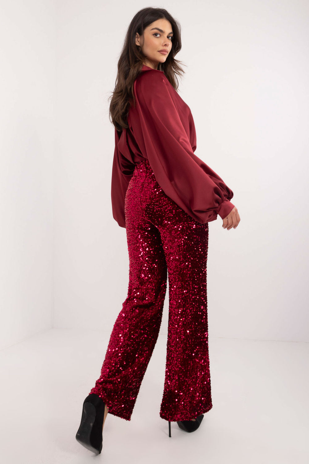 Sequin trousers