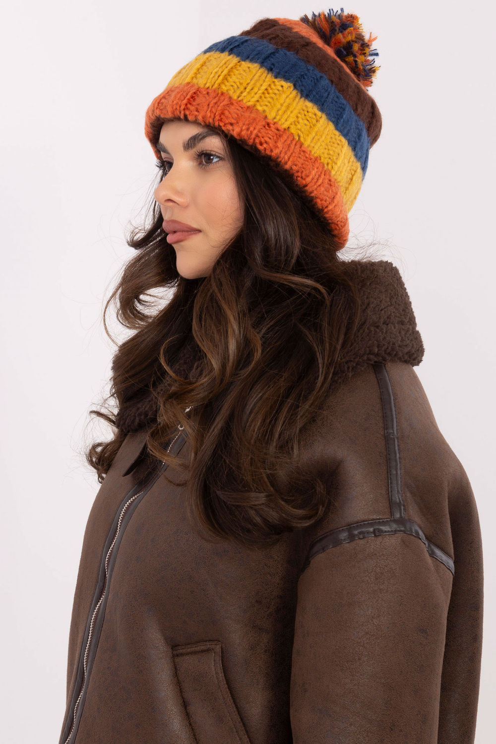 Striped beanie